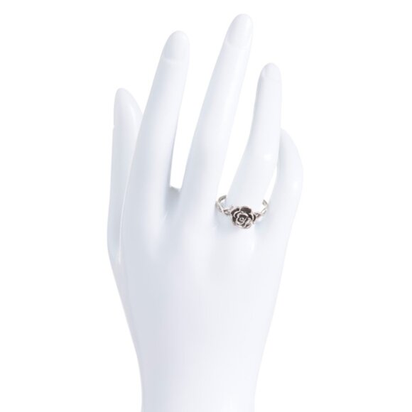 SEED & SAGE Sterling Silver Made In Mexico Sterling Silver Rose Twist Ring - Picture 2 of 2